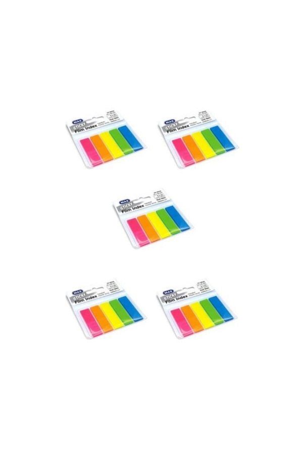 Mas-3661 Sticky Film Index Bookmark 12 X 45 Mm Pack of 5 1