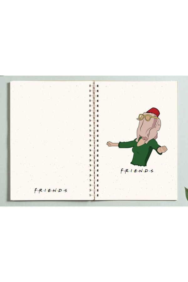 Paytak Moda-Friends Dizi Monica Notebook Design Spiral A5 96 Sheets Unlined Notebook Pytkdt02810 1