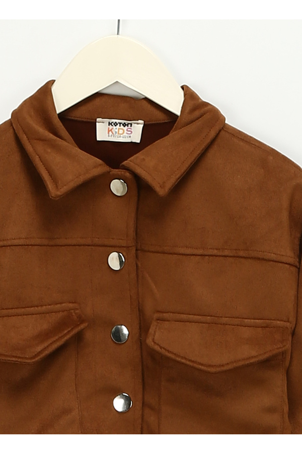 Koton Kız Çocuk Giyim Ceket 4WKG20015AK Deve Tüyü