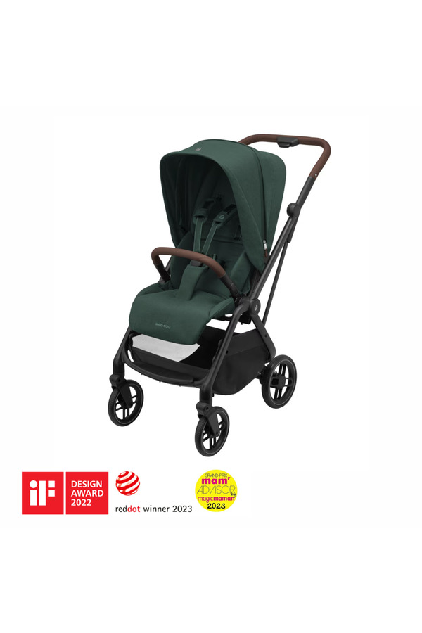 Maxi-Cosi Maxi-Cosi Leona2 Çift Yönlü Uzatılabilir Sırt Desteği Tam Yatabilir Bebek Arabası Twillic Green