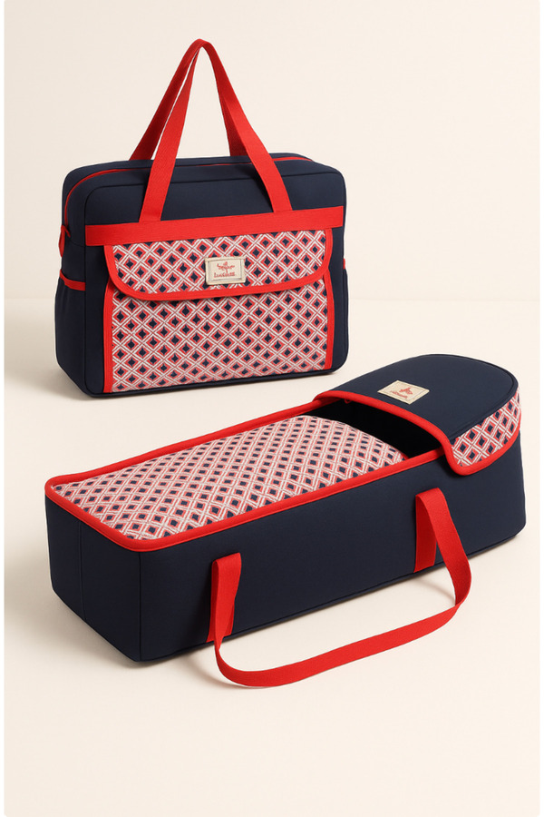 Rain Baby Bebek Taşıma Seti Anne Bebek Çantası ve Portatif Bebek Yatağı