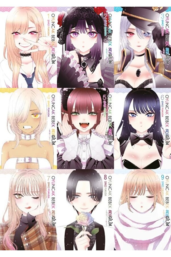 Gerekli Şeyler Yayıncılık Oyuncak Bebek Sevgilim 1-2-3-4-5-6-7-8-9 manga stei (9 kitap) 1 adet anime poster hediyeli