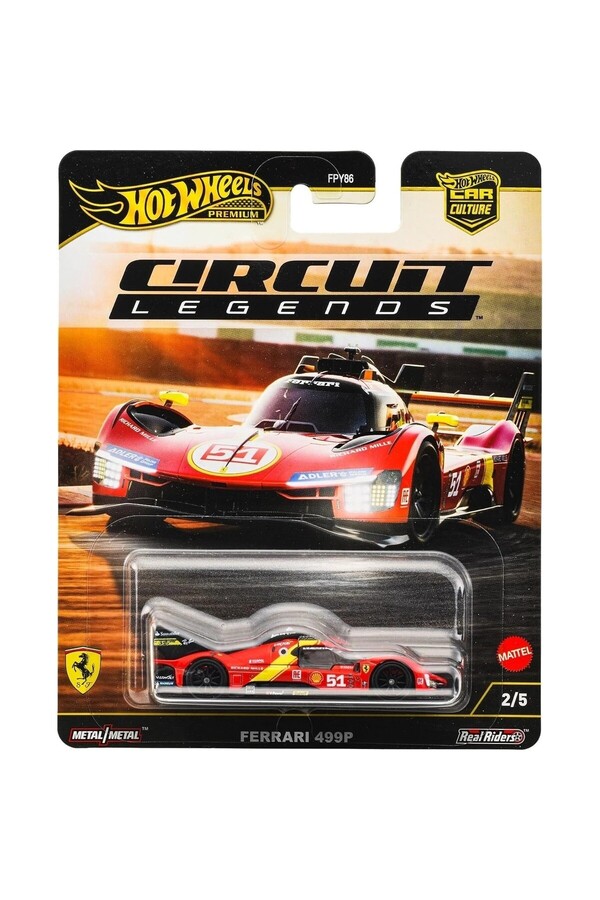 HOT WHEELS Premium Cırcuit Legends Ferrarı 499P FPY86 JBK49