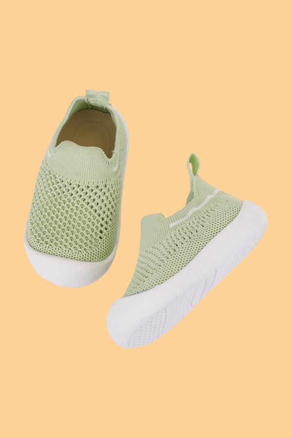 Mumenim Laaleys Unisex Bebek&çocuk Kaymaz Ortopedik Taban Mavi Ilk Adım Ayakkabısı Spor Sneaker