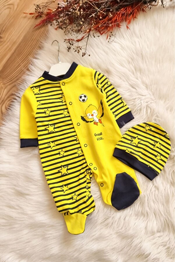 Bamoola Yenidoğan Bebek Tulum - Kanarya Fenerbahçe