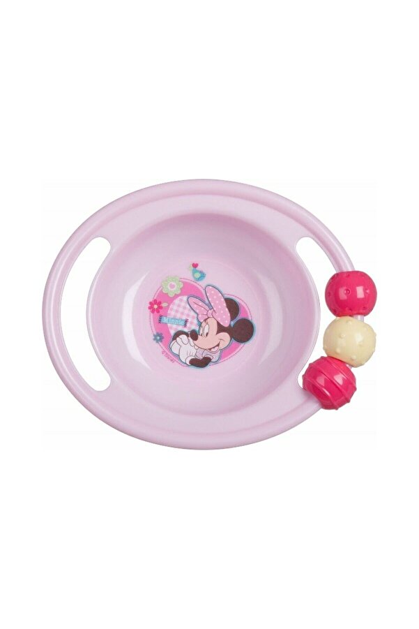 kbobaby Disney Bebek Minnie 3 Işlev 1 Arada Abc Kase Diş Kaşıyıcı Boncuklu