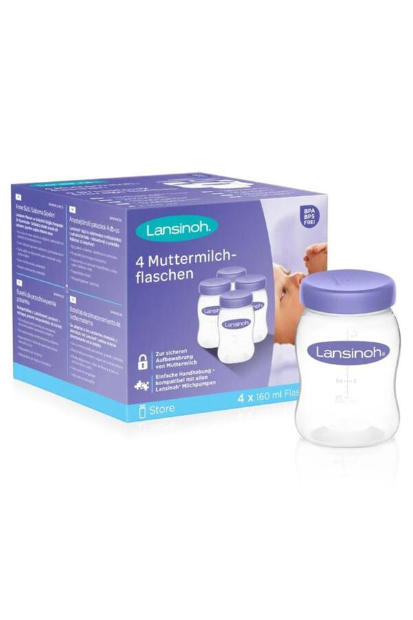 LANSINOH Anne Sütü Saklama Şişeleri - Standart