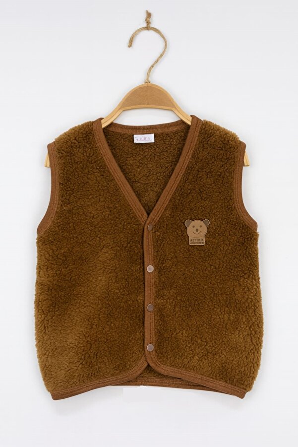 neocotton Welsoft Bebek Çocuk Çıtçıtlı Yelek