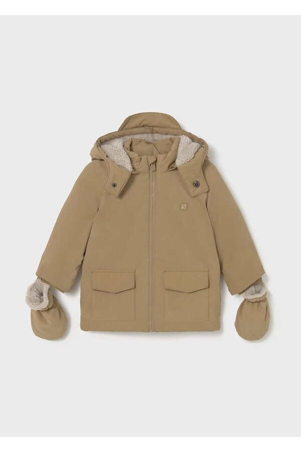 Mayoral Erkek Bebek Eldivenli Parka Mont