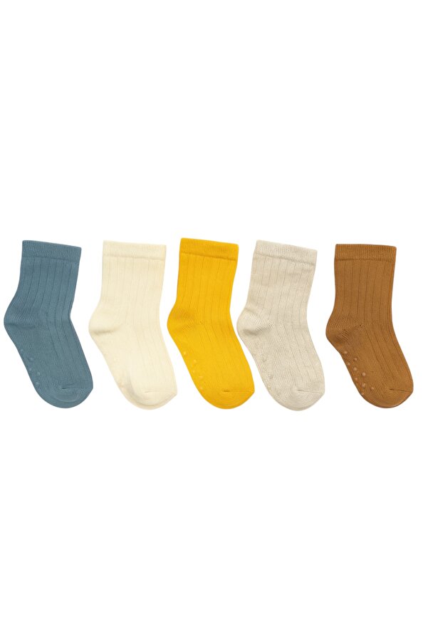 JUST SOCKS 5 Lİ BEBEK PAMUK SOKET ÇORAP