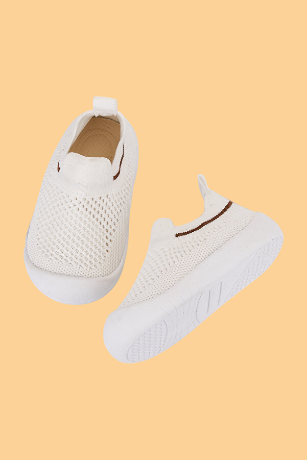 Mumenim Laaleys Unisex Bebek&çocuk Kaymaz Ortopedik Taban Mavi Ilk Adım Ayakkabısı Spor Sneaker