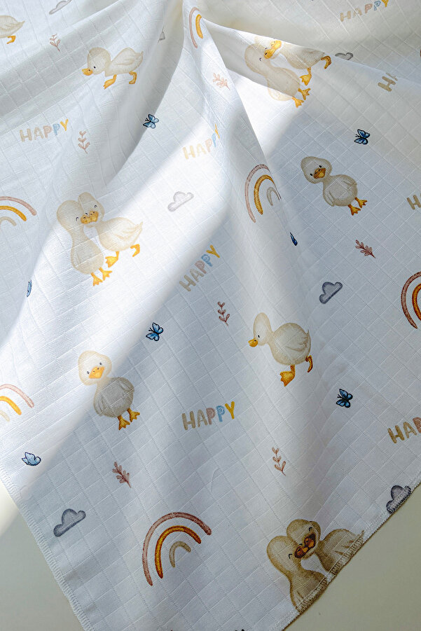 COOLMINIES Çok Amaçlı Müslin Örtü,Müslin Yenidoğan Bebek Battaniyesi, %100 Pamuk Müslin Bez 80*90cm