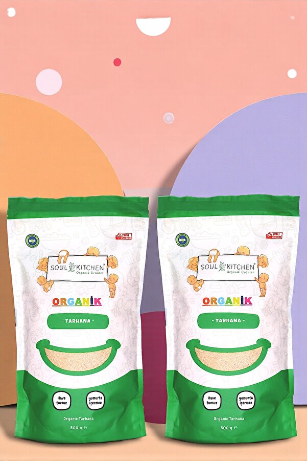 Soul Kitchen Organik Ürünler Organik Sertifikalı Tarhana Kilitli Ambalaj Set 2x500 g