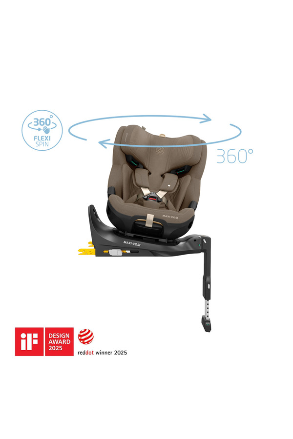Maxi-Cosi Maxi-cosi Emerald 360 Pro I-size Dünyanın Ilk Kızaklı,araç Dışına Çıkabilen Isofix'li 0-36 Truffle