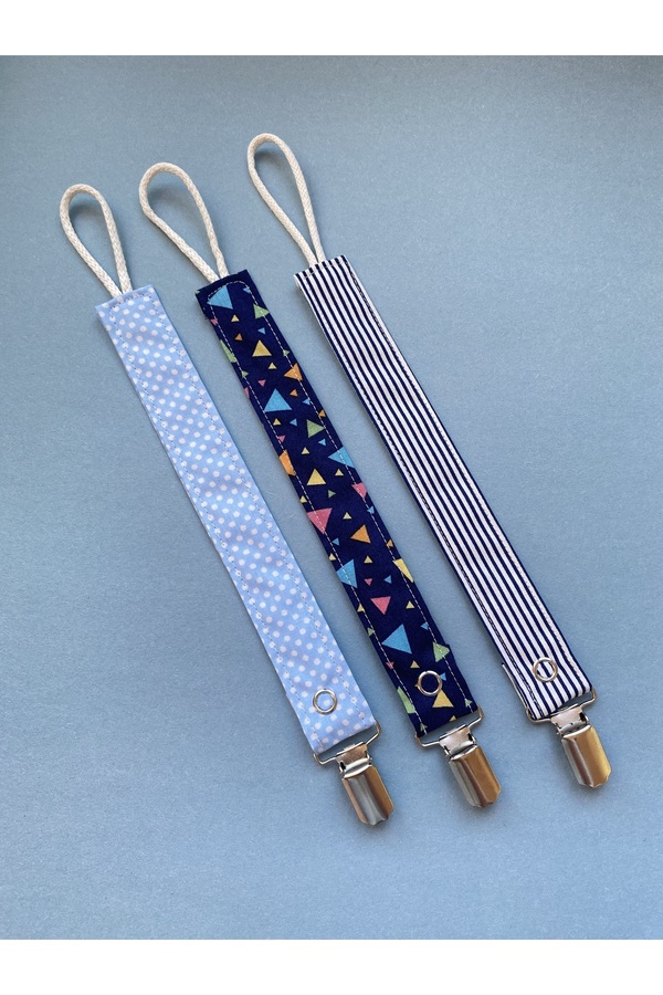 Le Petite Histoire Emzik Askısı - Emzik Zinciri %100 Pamuk - Yıkanabilir