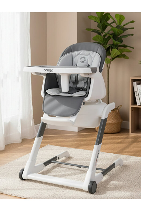 modabebekler Sese Duyarlı Bluetooth Özellikli Otomatik Lucca Model Kumandalı Mama Sandalyesi