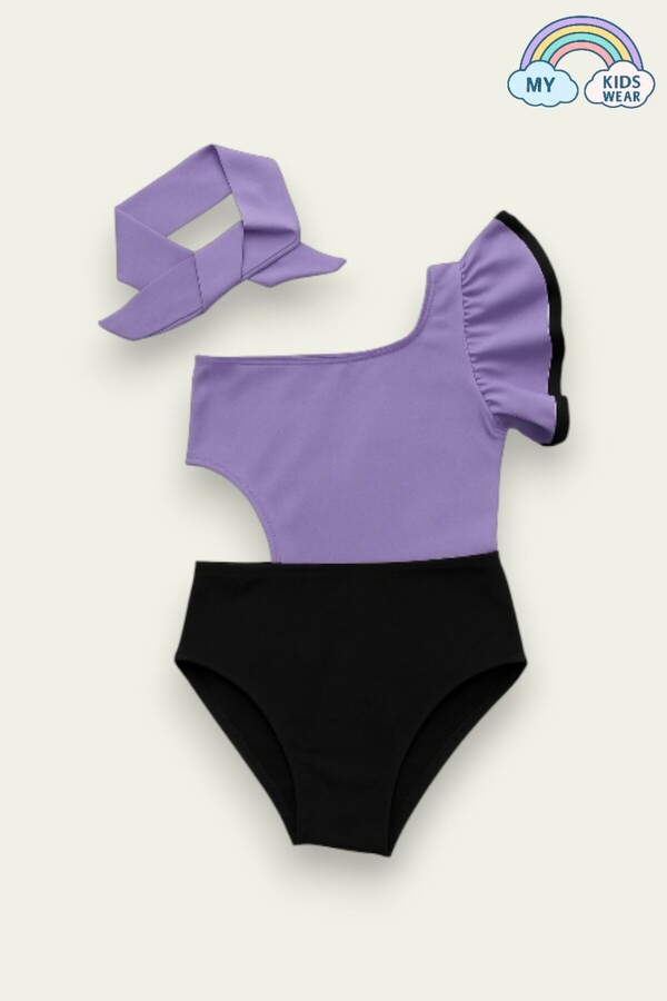 My Kids Wear Dekolite Modelli Kız Çocuk Mayosu