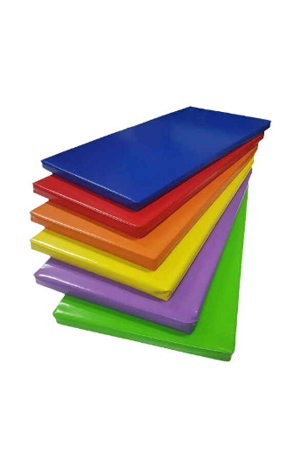 teknotrust Çocuklar İçin Yumuşak ve Renkli Pvc Cimnastik Minderi 60x120x5