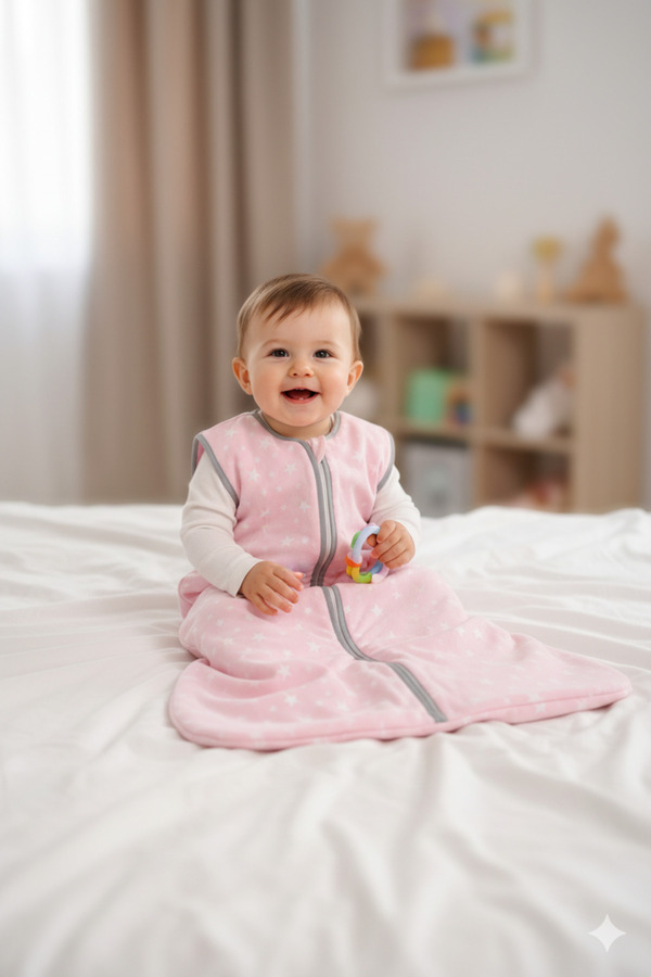 yorni Kışlık Ve Mevsimlik, Çift Kat Flanel Kumaş, Bebek Çocuk Uyku Tulumu, 1 Tog