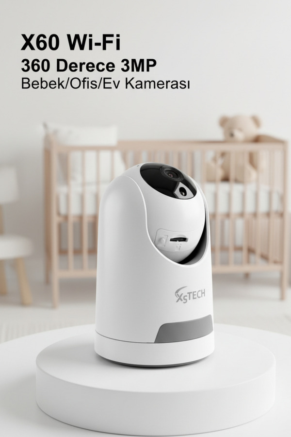 Store X60 Wi-Fi 360 Derece 3mp Bebek/ofis/ev Kamerası