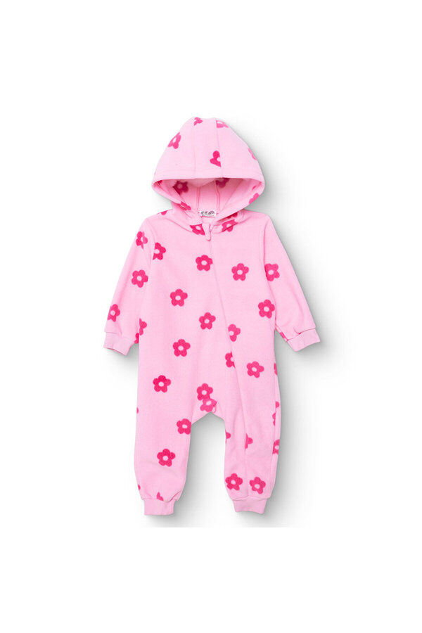 ebebek Hello Baby HelloBaby Kız Bebek Polar Patiksiz Tulum Uzun Kol Lastikli Paça