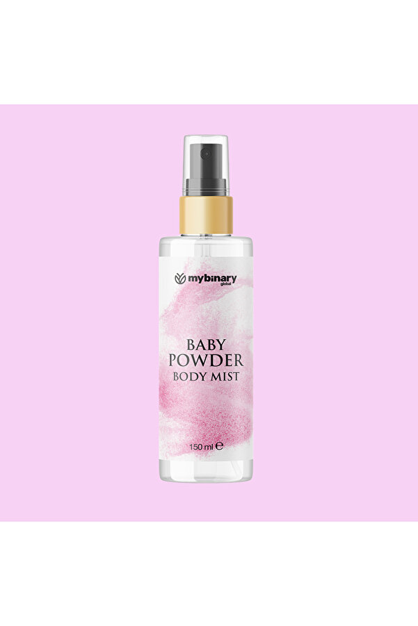 My Binary Global Bebek Pudrası Parfümlü Kadın Vücut Spreyi Bebeksi ve Etkileyici Vücut Misti Body Mist Spray 150ml