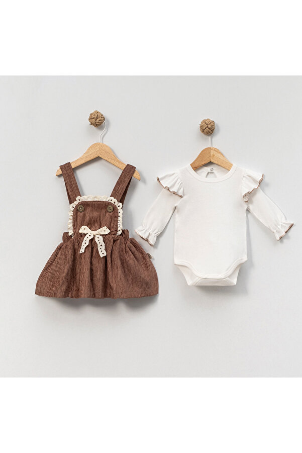 DIDuStore KIZ 3-6-9-12 AY FİTİLLİ KADİFE JİLE TAKIM