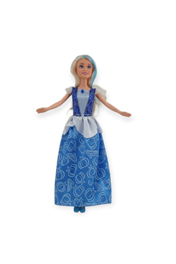 Hatıra Kutusu Prenses Bebek 30 cm - 66774 -1 - Mavi (Lisinya)