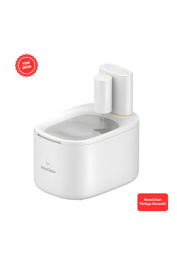 RossClean Kablosuz -Sensörlü-4L Ultra Sessiz-60gün Kullanım-App Uygulamalı Kedi Köpek Akıllı Su Kabı