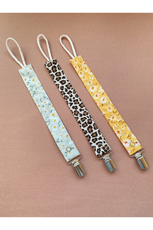 Le Petite Histoire Emzik Askısı - Emzik Zinciri %100 Pamuk - Yıkanabilir