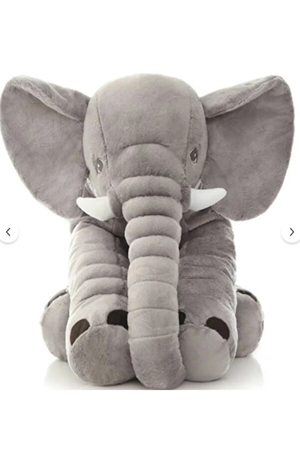 Pandamkee Uyku Arkadaşım Fil - Büyük Yumuşak Peluş Fil 65 Cm
