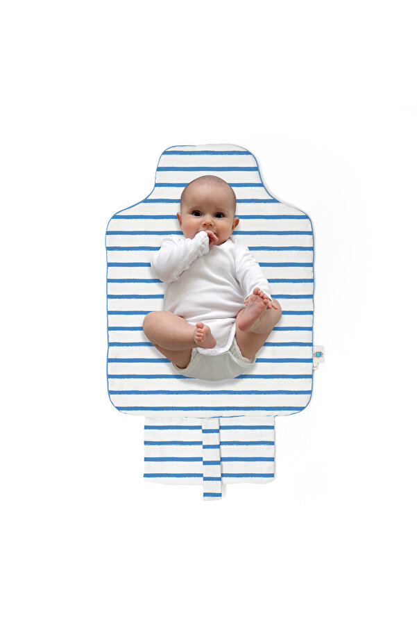 Deux Lapins %100 Pamuk Çantalı Pratik Katlanabilir Alt Değiştirme Matı - Coco Brush