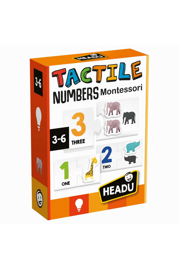 Headu Tactile Numbers Montessori (3-6 Yaş)
