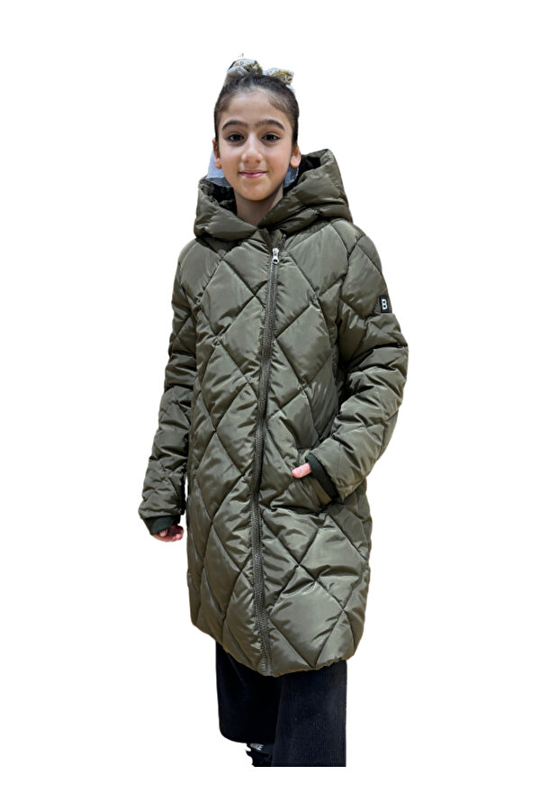 Benittokids Kız Çocuk Kapüşonlu Kaban 51329