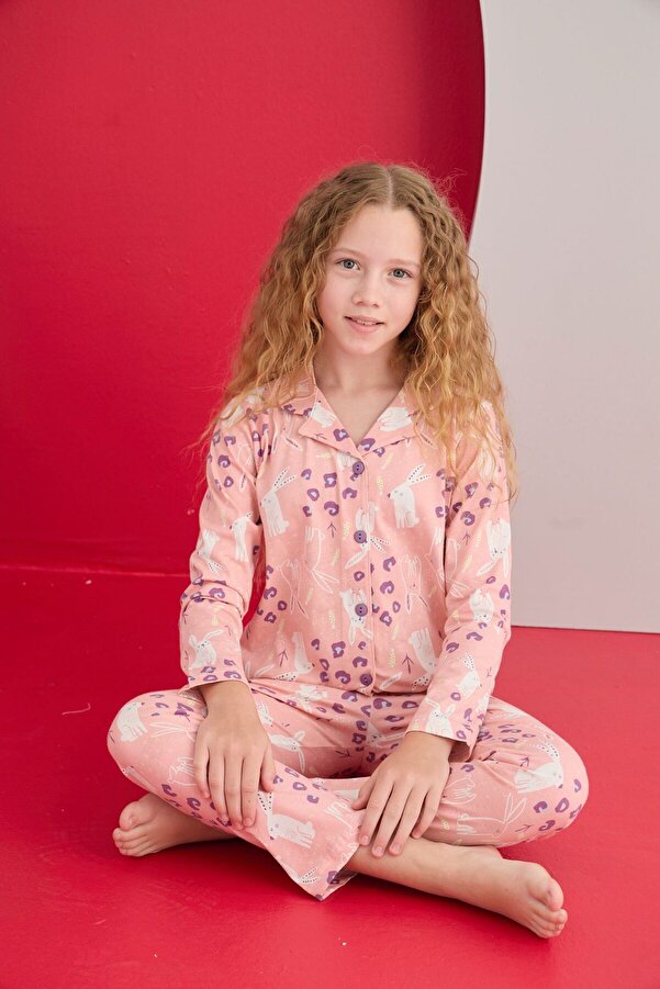LARİCE KİDS KIZ ÇOCUK UZUN KOL PİJAMA TAKIMI