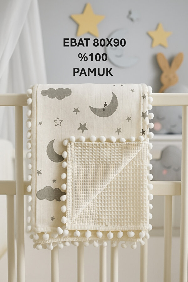 Findlay Baby MÜSLİN BATTANİYE PİKELİ ÇİFT KAT