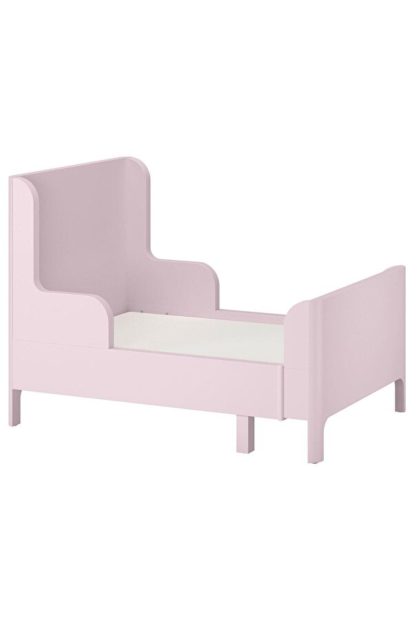 hobiurun Uzayabilen çocuk karyolası, açık pembe, 80x200 cm