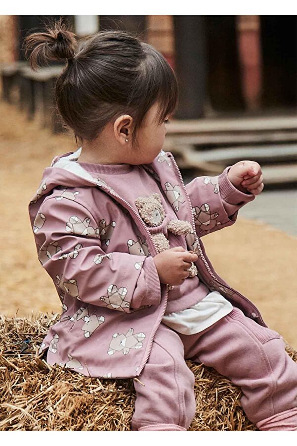 Mayoral Kışlık Kız Bebek Ceket Yağmurluk - Pembe