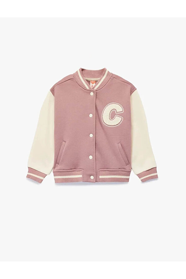 Koton Bomber Kolej Pembe Kız Bebek Ceket 6WMG60004AK