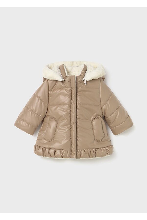 Mayoral Kız Bebek Çift Taraflı Peluş Mont 2404