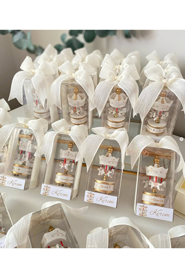 3DLuxeDekor Hediyelik Atlı Karınca 10 ADET Doğum Hediyeliği, Mevlüd Hediyeliği, Doğum Günü Hediyeliği