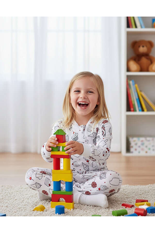 ÖZLEM BEBE 1-6 Yaş Candy Desenli Çocuk Uyku Tulumu