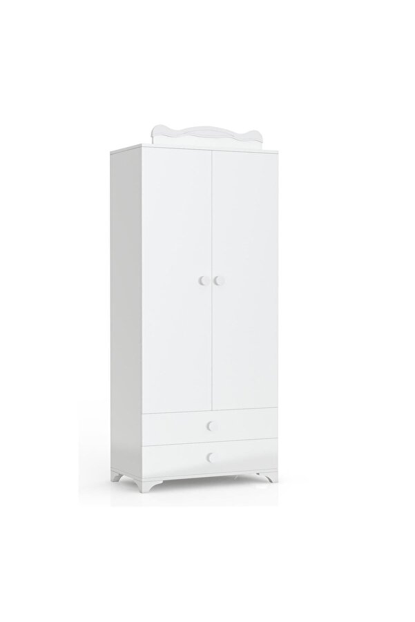Patiko Furniture Patiko Sahra 058 2 Kapılı Dolap Beyaz