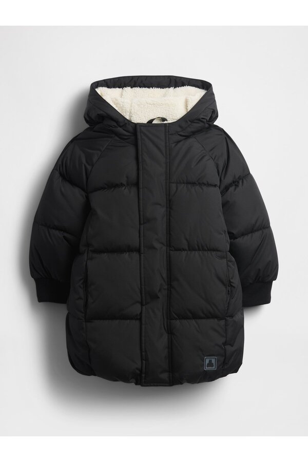 GAP Erkek Bebek Siyah Heavyweight Puffer Şişme Mont