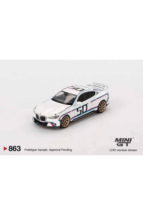 mini gt 1/64 BMW 3.0 CSL White - Blister Paket MGT00863-BL