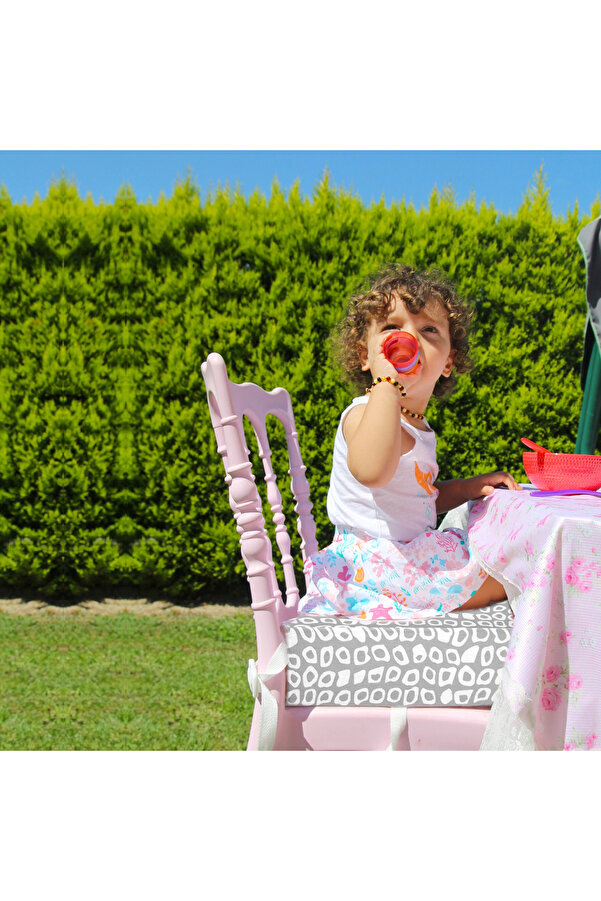 Babyjem Sandalye Yükseltici Minder Gri Kare