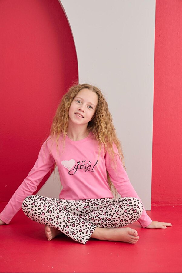LARİCE KİDS KIZ ÇOCUK UZUN KOL PİJAMA TAKIMI