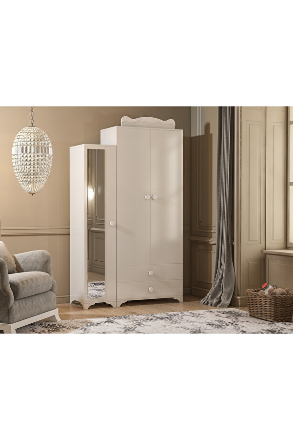 PATİKO Sahra 059 3 Kapaklı Dolap Beyaz