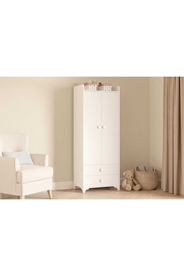 PATİKO FURNİTURE SWİNG BDLP 048 2 KAPILI DOLAP BEYAZ