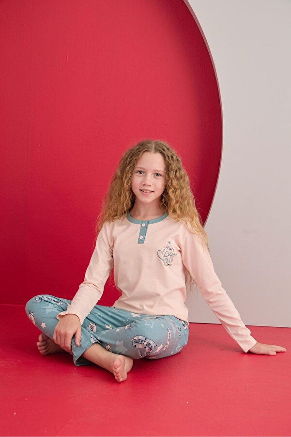 LARİCE KİDS KIZ ÇOCUK UZUN KOL PİJAMA TAKIMI